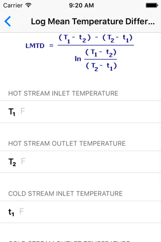 Chemical Engineering Calculators screenshot 2