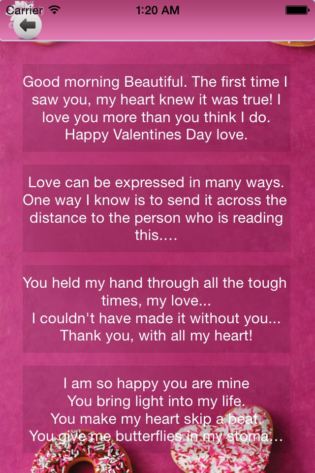 Valentine's Day Message (Season of love) screenshot 2