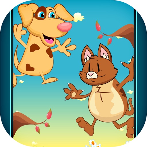 Doggy Kitty Adventure - A Flying Dog and Cat Rescue Game FREE icon