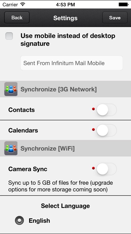 Infinitum Mail screenshot-3