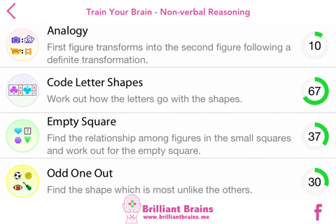 Train Your Brain - Non-verbal Reasoning Lite screenshot 3