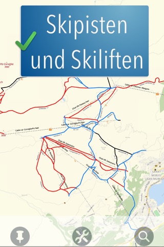 Sankt Moritz Ski Map screenshot 2