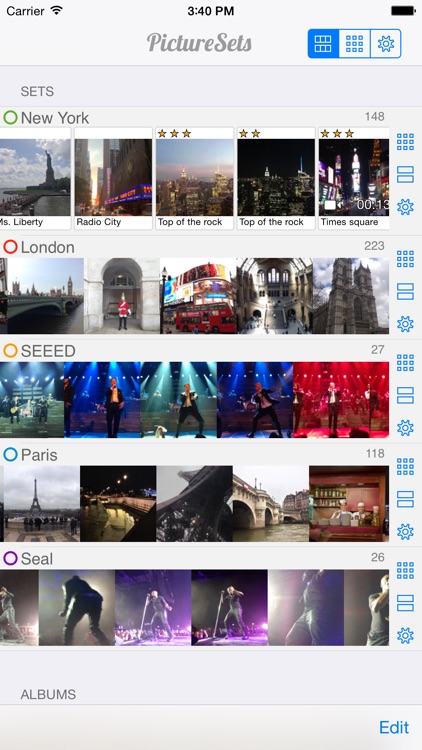 PictureSets - Tell stories by organizing & annotating your photos & videos on the Camera Roll