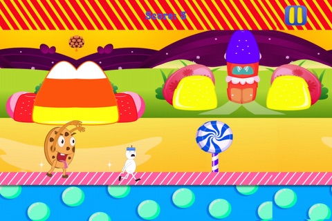 Run From Giant Cookie -  Sweet Dessert Escape Dash (Premium) screenshot 2