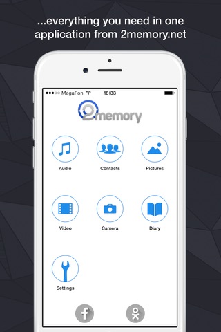 2memory lite – contacts transfer, backup, recover and download any media data screenshot 4