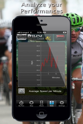 Biky Coach - Sport GPS Biking / Cycling / Bike / Racer - Free Edition screenshot 3