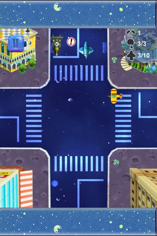 Aliens Crossing The Road - Space Line screenshot 2