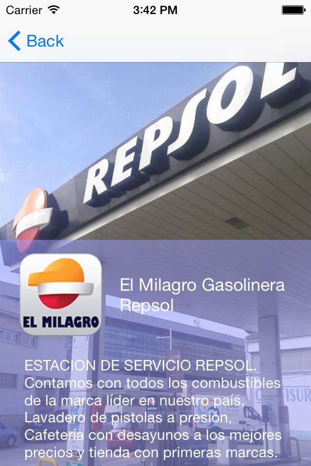 El Milagro Gasolinera Repsol screenshot 2