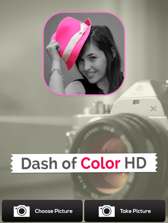 Dash of Color HD - Black & White, Colorful Photo Editor with Grayscale Effects