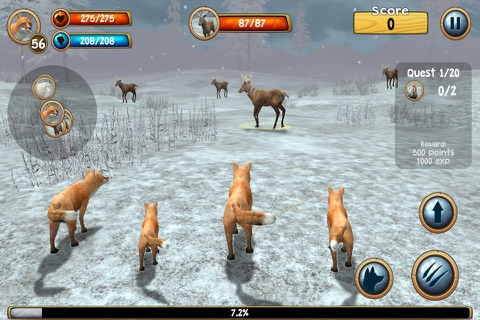Wild Fox Sim 3D screenshot 2