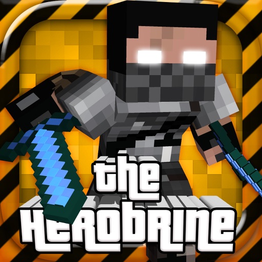 THE HEROBRINE - MC Survival Hunter Shooter Mini Block Game with Multiplayer icon
