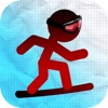 Stickman Skating - Epic Avalanche Mountain Hopping Snowboarder FREE