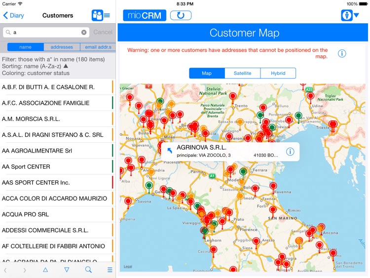 myCRM for iPad