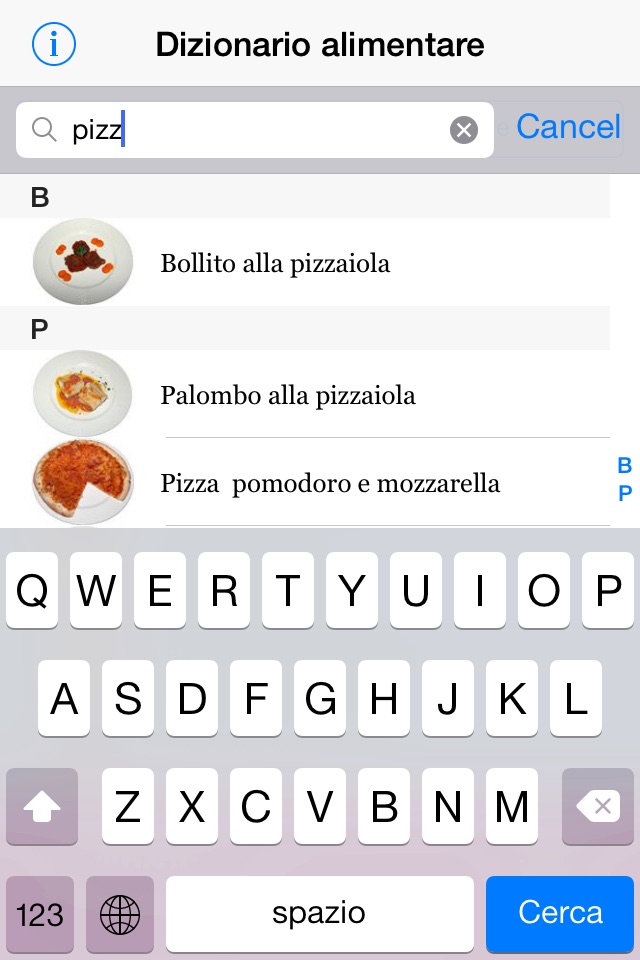 Dizionario Alimentare screenshot 3