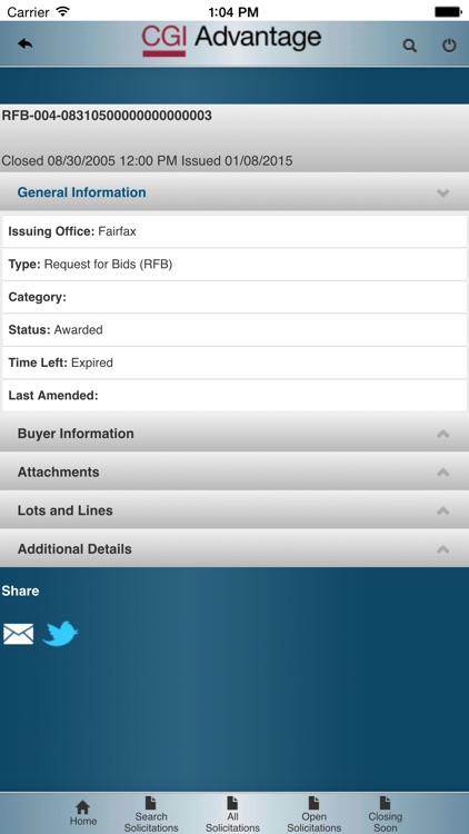 CGI Advantage VSS Business Opportunities screenshot-3