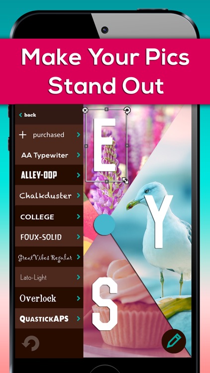 Fonts For Pictures Effects - Cool Font Candy & Typography Editor screenshot-3