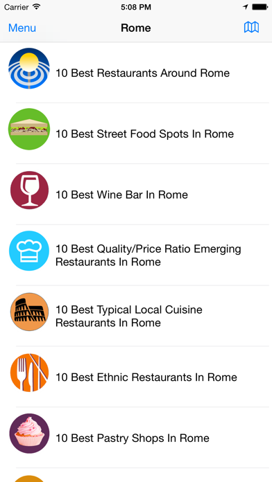 How to cancel & delete Foodies 10 Best Rome Italy from iphone & ipad 1