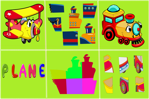 Vehicles Puzzle Game For Children ! screenshot 4