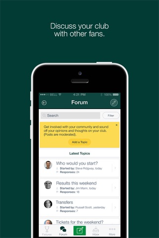Fan App for Hibernian FC screenshot 2