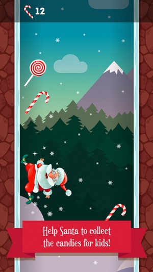 Running Santa - Candy climb Free