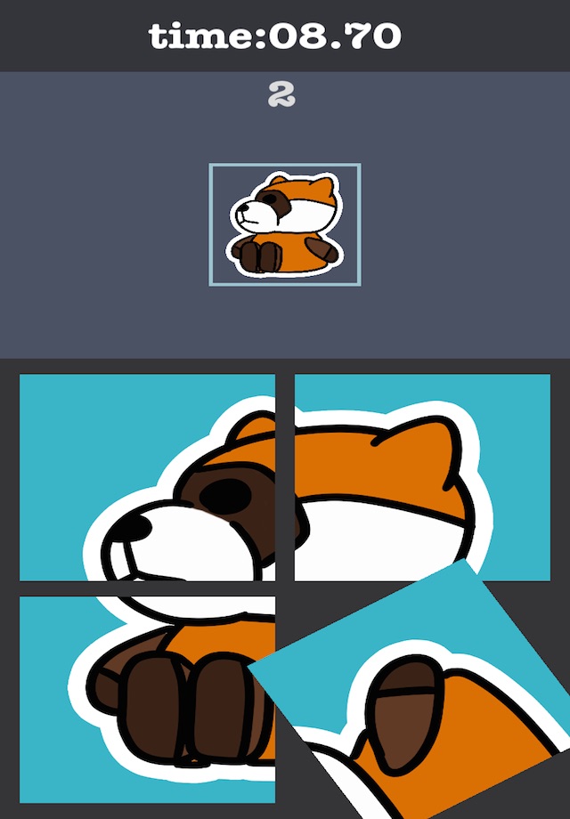 Rotate Lesser Panda Puzzle screenshot 2