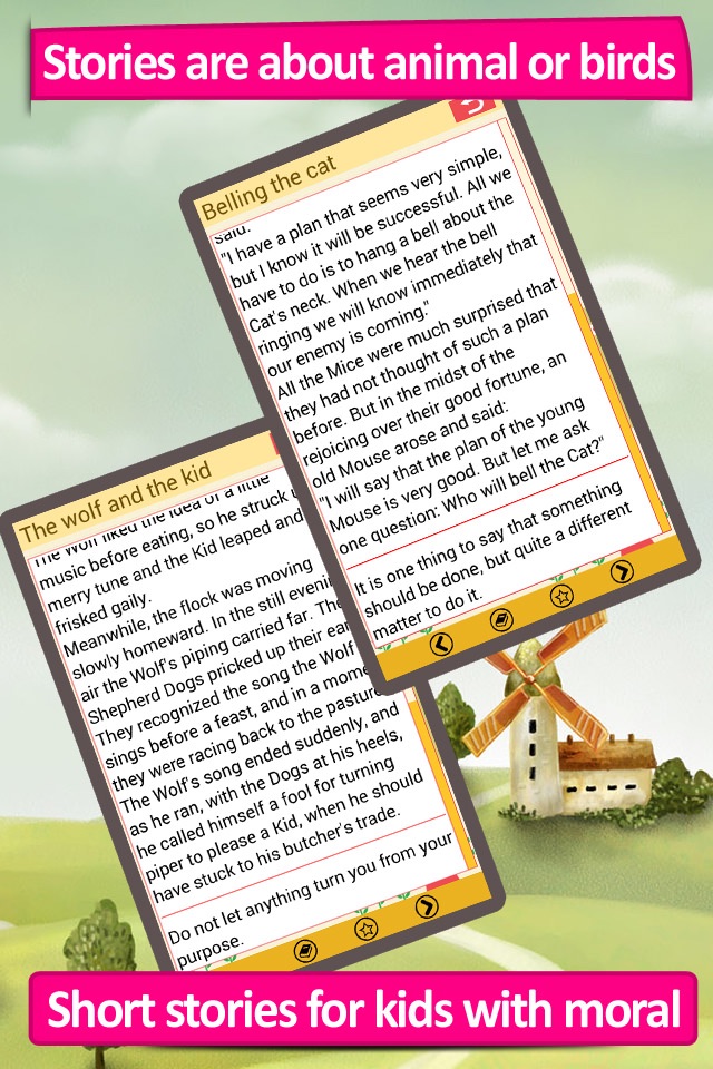 Aesop's Fables, short stories for kids, read to your toddler as bedtime lullaby screenshot 2