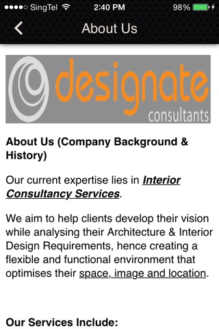 Designate Consultants screenshot 2