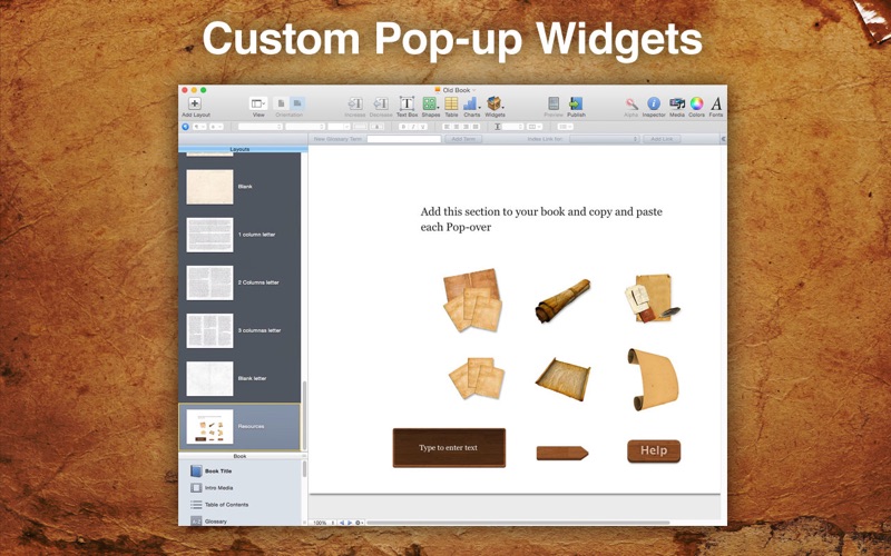 A Plus Old Book Template for iBooks Author thumbnail 3