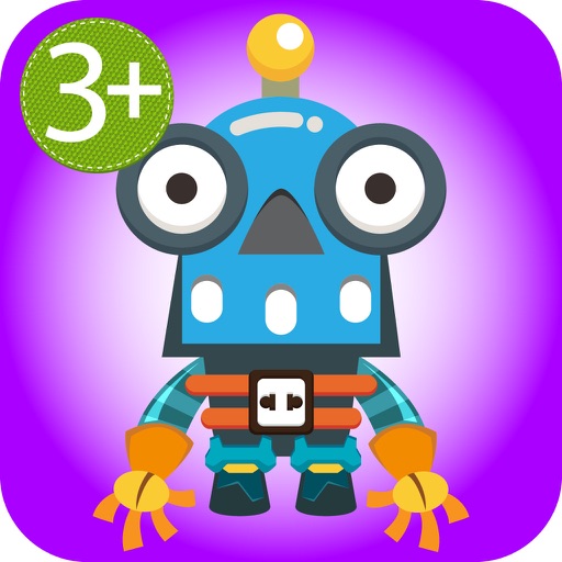 HugDug Robots - Little kids and toddlers build amazing robots and crazy machines iOS App