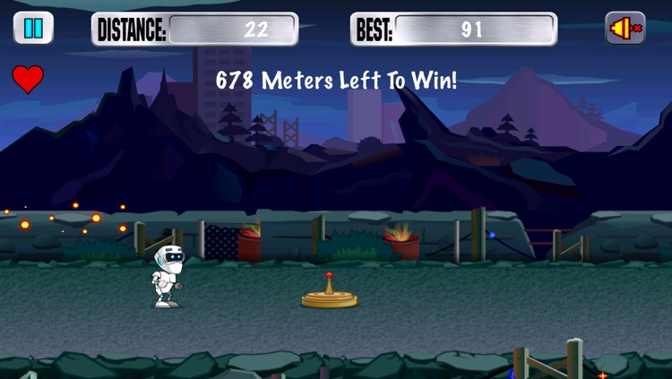 Little Robot Hero vs 6 Big Space Obstacles