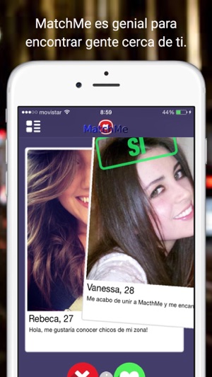 MatchMe - Radar Chat para Ligar y Citas