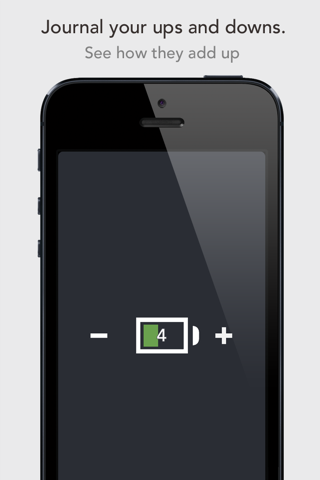 LifeCharge: Simple Elegant Journal of Your Ups and Downs screenshot 2