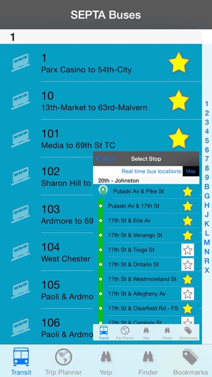 My Next Bus SEPTA Edition - Public Transportation Directions and Trip Planner