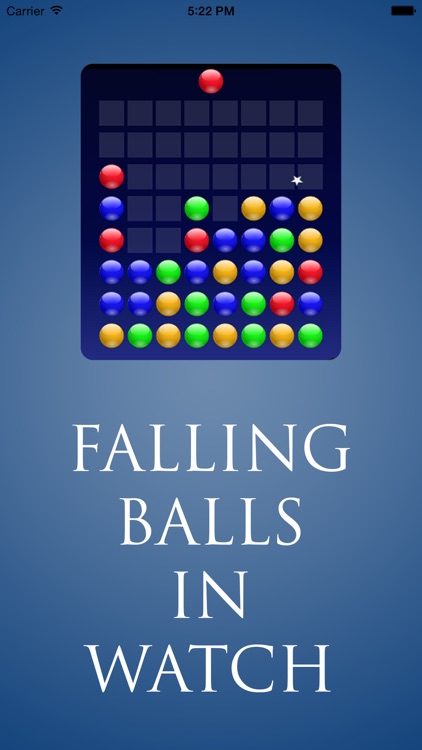 Falling Balls in Watch