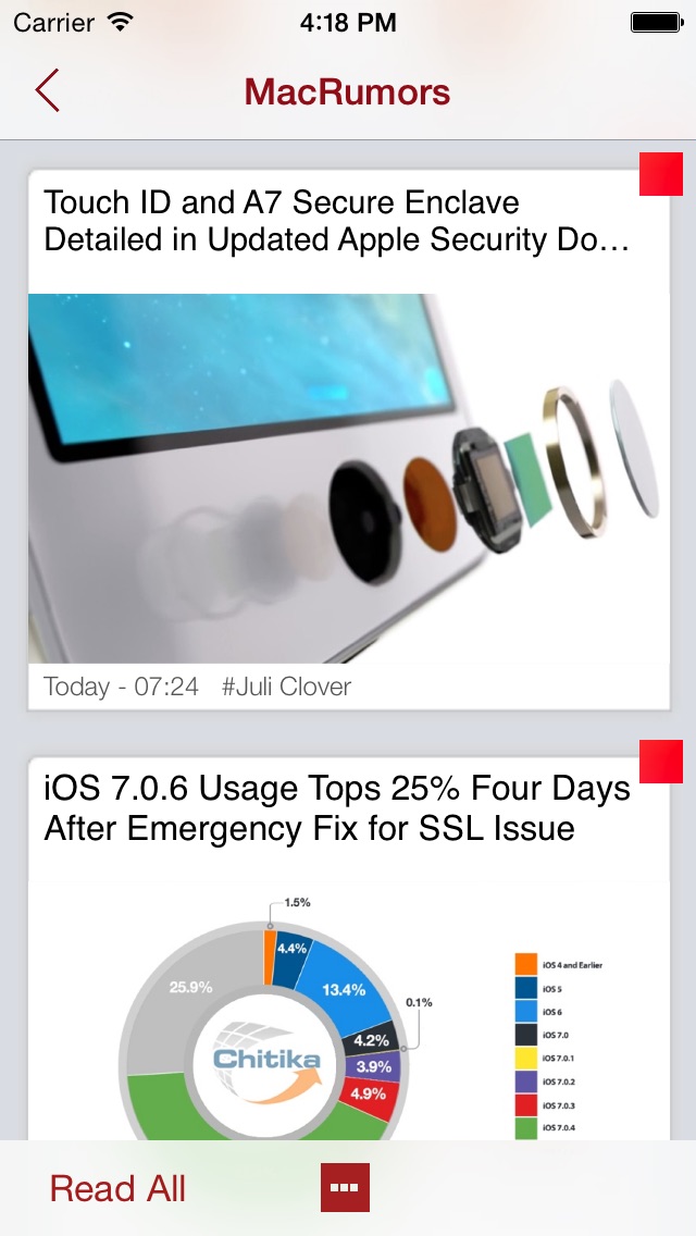 Simple RSS Push+ screenshot1