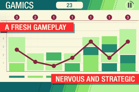 GAMICS RUSH - An arcade puzzle game ... with a colorful twist screenshot 3