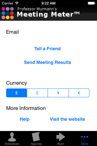 Meeting Meter Free screenshot 4