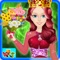 Princess royal bouquet shop is a garden makeover game for cute little gardeners