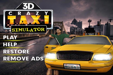 3D Crazy Taxi Driver Mania - Real driving simulation game screenshot 4