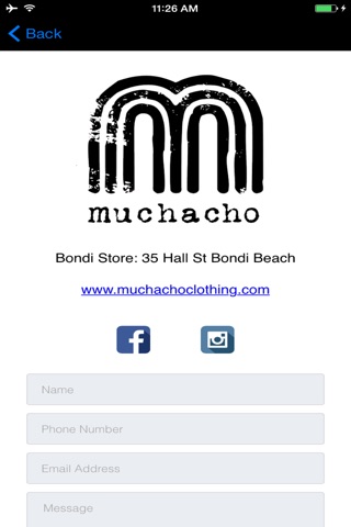 Muchacho Clothing screenshot 4