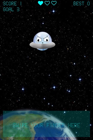 UFO Hit - The alien invasion begins with this cute extra-terrestrial attack screenshot 3