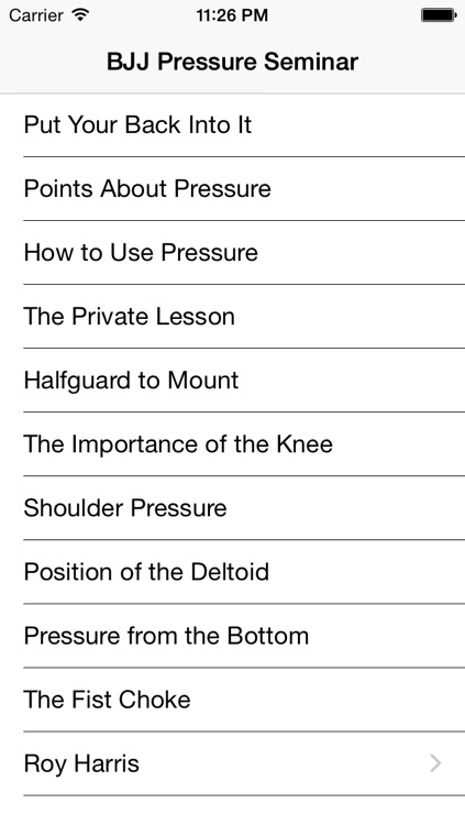 BJJ Pressure