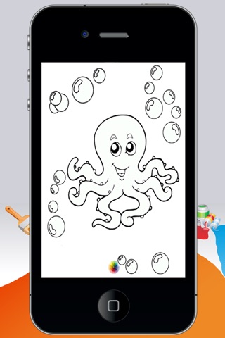 Coloring Book Sea Animals screenshot 3