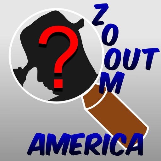 Zoom Out America Quiz Maestro - Close Up USA American Word Trivia Icon