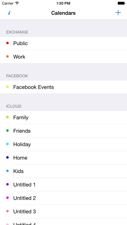 Calendar Color Picker