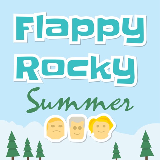 Rocky Flappy Summer Icon