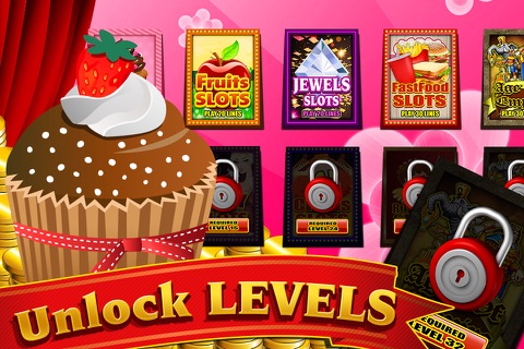 Fancy and Sweet Cupcake Treats for Desserts - Delicious Free Slot Games screenshot 4