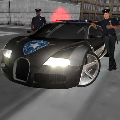 Crazy Driver Police Duty 3D icon