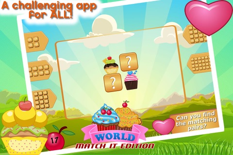 Kids Fun Cupcake Match It! Game - Cupcake World Match It! Games Edition screenshot 2