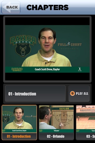 Baylor Bears Zone Quick Hitters: Scoring Plays Against Zone Defense - With Coach Scott Drew - Full Court Basketball Training Instruction screenshot 2